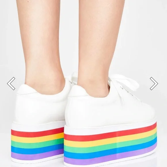 Pure Taste My Rainbow Platform Sneakers - Picture 5 of 11